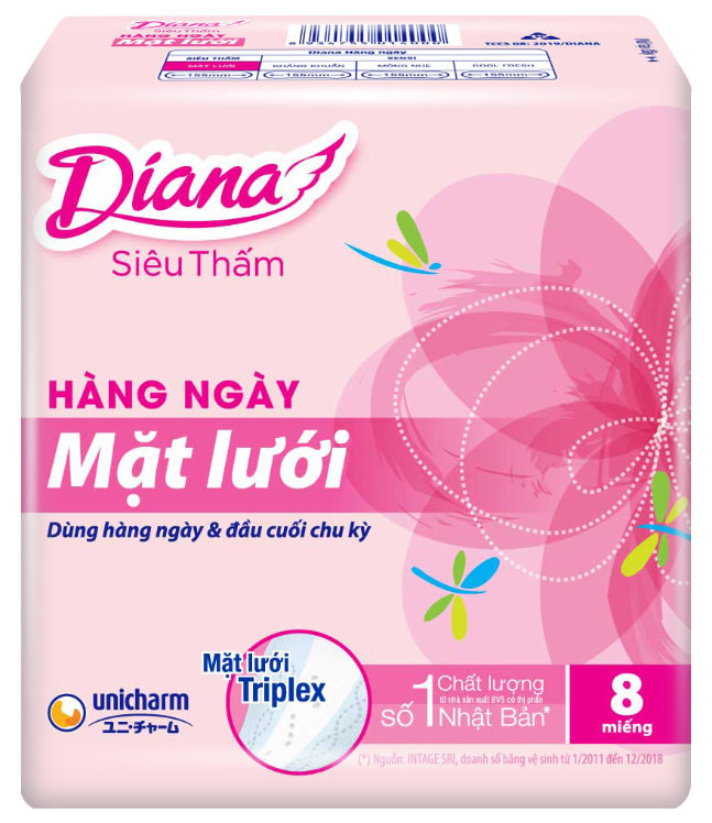 Diana Hàng Ngày Mặt Lưới Siêu Thấm